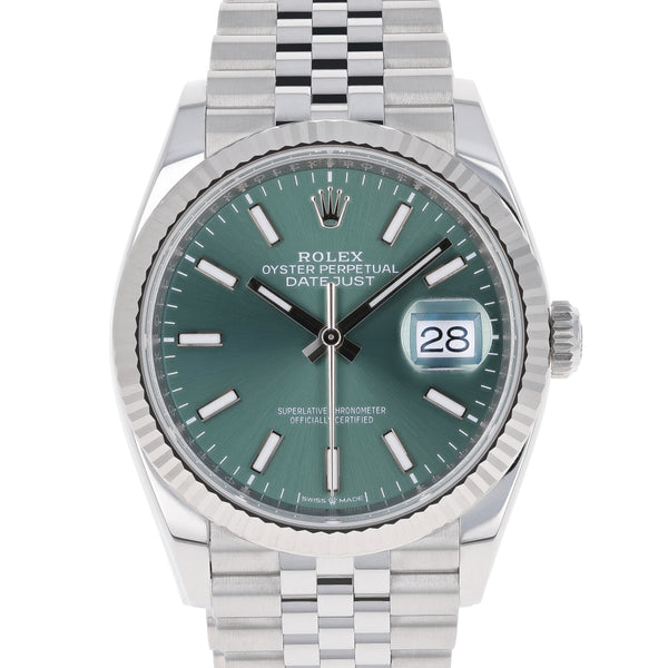 Rolex Datejust 36 mm 126234 Mint Green Jubilee NEW 2024 SEPTEMBER