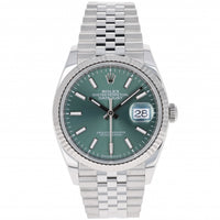 Rolex Datejust 36 mm 126234 Mint Green Jubilee NEW 2024 SEPTEMBER