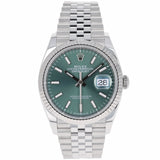 Rolex Datejust 36 mm 126234 Mint Green Jubilee NEW 2024 SEPTEMBER