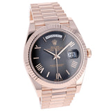 Rolex Day-Date 40 mm 228235 Slate Ombré NEW 2024 President Rose Gold