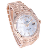 Rolex Day-Date 40 mm 228235 MOP NEW 2024 AUGUST Mother of Pearl President Rose Gold