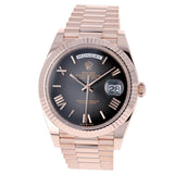 Rolex Day-Date 40 mm 228235 Slate Ombré NEW 2024 President Rose Gold