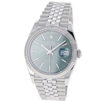 Rolex Datejust 36 mm 126234 Mint Green Jubilee NEW 2024 SEPTEMBER