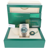 Rolex Datejust 36 mm 126234 Mint Green Jubilee NEW 2024 SEPTEMBER