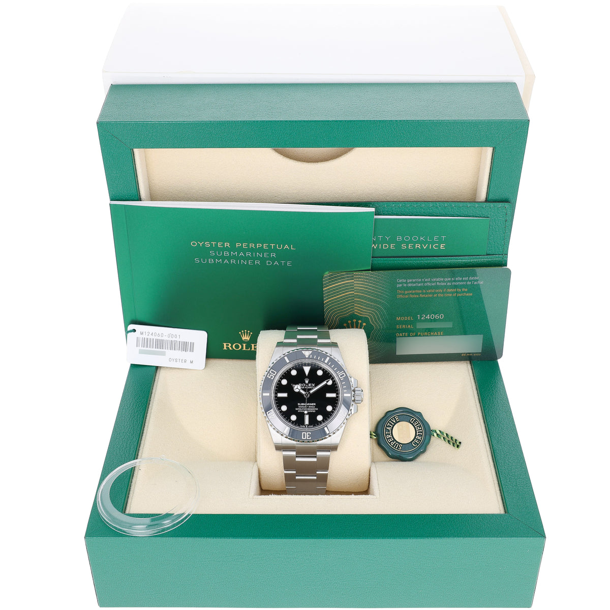 Rolex Submariner 124060 NEW STICKERS 2024 Steel 41 mm – BDHD