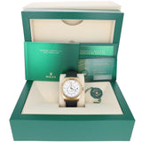 Rolex Sky-Dweller 326238 White Full Set Oysterflex Yellow Gold 42 mm