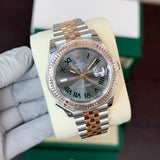 Rolex Datejust 41 mm 126331 NEW 2026 STICKERS APRIL Slate Roman Wimbledon Rose Gold & Steel