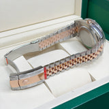 Rolex Datejust 41 mm 126331 NEW 2026 STICKERS APRIL Slate Roman Wimbledon Rose Gold & Steel