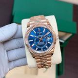 Rolex Sky-Dweller 336935 Blue NEW 2026 MARCH Jubilee 18k Rose Gold 42 mm