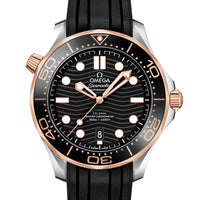 Omega Seamaster Diver 300M 2024 Full Set Rose Gold Steel 42 mm