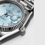 Rolex Day-Date 228236 Ice Blue Roman NEW 2025 AUGUST President Platinum 40 mm