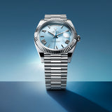 Rolex Day-Date 228236 Ice Blue Roman NEW 2025 AUGUST President Platinum 40 mm