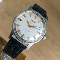 Longines Conquest Automatic Cal. 19 AS Vintage c. 1957 Steel 35 mm
