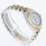 Rolex Lady-Datejust 179173 White Roman c. 2008 Mint Jubilee 18k Yellow Gold & Steel 26 mm