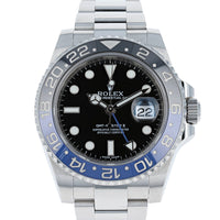 Rolex GMT-Master II 116710BLNR Batman 2014 Papers Box Unpolished Oyster Steel 40 mm