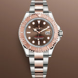 Rolex Yacht-Master 126621 NEW 2023 Chocolate Rose Gold Steel 40 mm