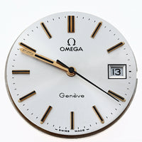 Omega Genève 136.0098 Papers Box Cal. 613 Manual 1974 Gold Plated 35 mm