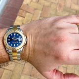 Rolex Yacht-Master 168623 Midsize 2005 Papers Mint 18k Yellow Gold & Steel 35 mm