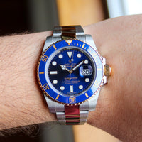 Rolex Submariner Date 116613LB 2016 Box & Papers Blue Yellow Gold & Steel 40 mm