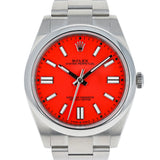 Rolex Oyster Perpetual 41 mm 124300 Coral Red