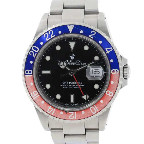 Unpolished Rolex 16710t Rolex GMT-Master II 16710 Pepsi Papers