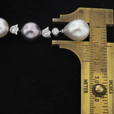 Cartier Calin White Gold Necklace with Factory Diamonds & Pearls