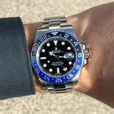 Rolex GMT-Master II 116710BLNR Batman 2014 Papers Box Unpolished Oyster Steel 40 mm