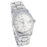 Rolex Datejust 1600 Silver Cal. 1575 Automatic c. 1975 Oyster Steel 36 mm