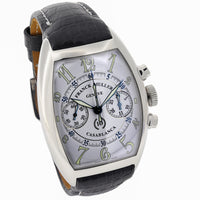 Franck Muller Casablanca 10th Anniversary 8880 C CC White Chronograph Limited Edition Steel 40 mm