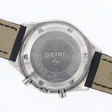 Seiko Flyback 7016-8001 Cal. 7016A Silver White Rare Chronograph c. 1974 Steel 38 mm