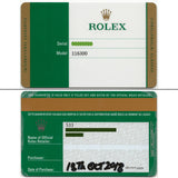 Rolex Datejust II 116300 Black Roman 2018 Papers Box Wimbledon Oyster Steel 41 mm