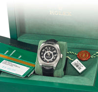 Rolex Sky-Dweller 326139 Christie's Lot 245 Full Set 18k White Gold 42 mm