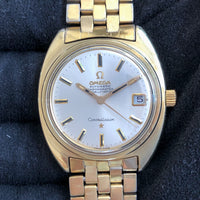 Omega Constellation "C" 168.017 Cal 564 Automatic Date Silver Dial c 1969 GoldCap Steel 35 mm