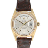 Rolex Day-Date 1803 Automatic Spanish Silver c. 1967 18k Yellow Gold 36 mm