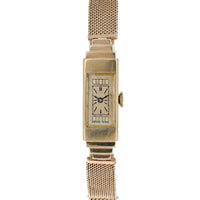 Rolex Princess Egyptian 1382 Ladies Manual-Wind circa 1933 9k Rose Gold 11x38 mm