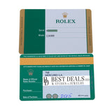 Rolex Datejust II 116300 White Stick 2015 Papers Box Oyster Steel 41 mm