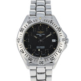 Breitling Colt A17035 Automatic Diver Date Faded Black Arabic Dial Steel 38 mm