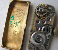 Rolex Princess Egyptian 1382 Ladies Manual-Wind circa 1933 9k Rose Gold 11x38 mm
