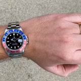 Rolex GMT-Master II 16710 Pepsi Automatic Oyster c. 1991 Steel 40 mm